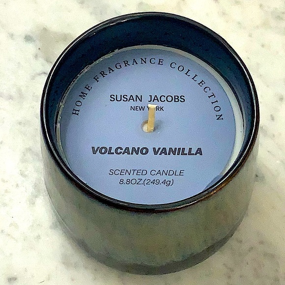 SUSAN JACOBS NEW YORK CANDLE VOLCANO VANILLA NEW 1 WICK POTTERY - Picture 3 of 4